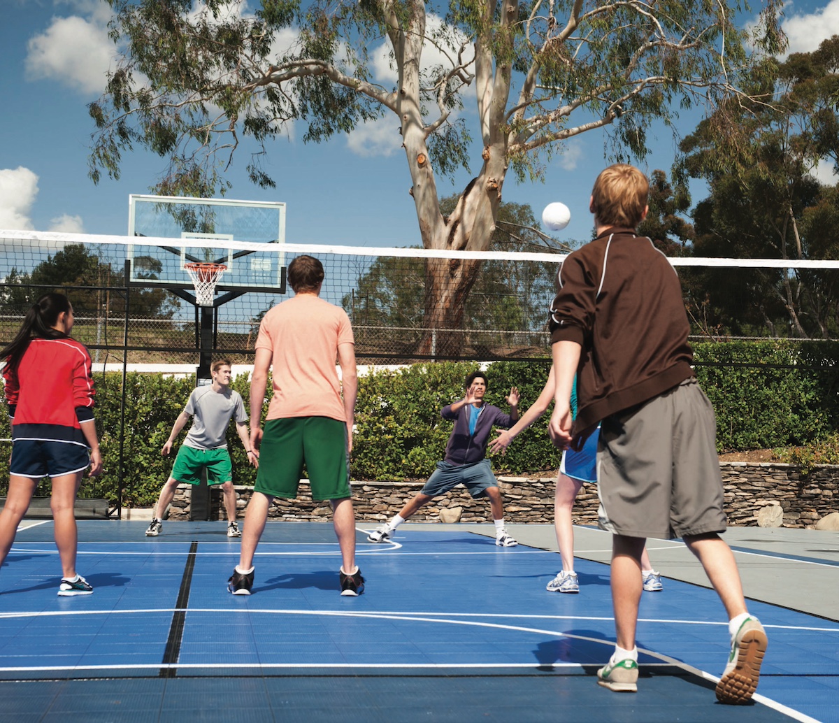 Top Rated Volleyball Court Surface - Sport Court - Game Shot 1