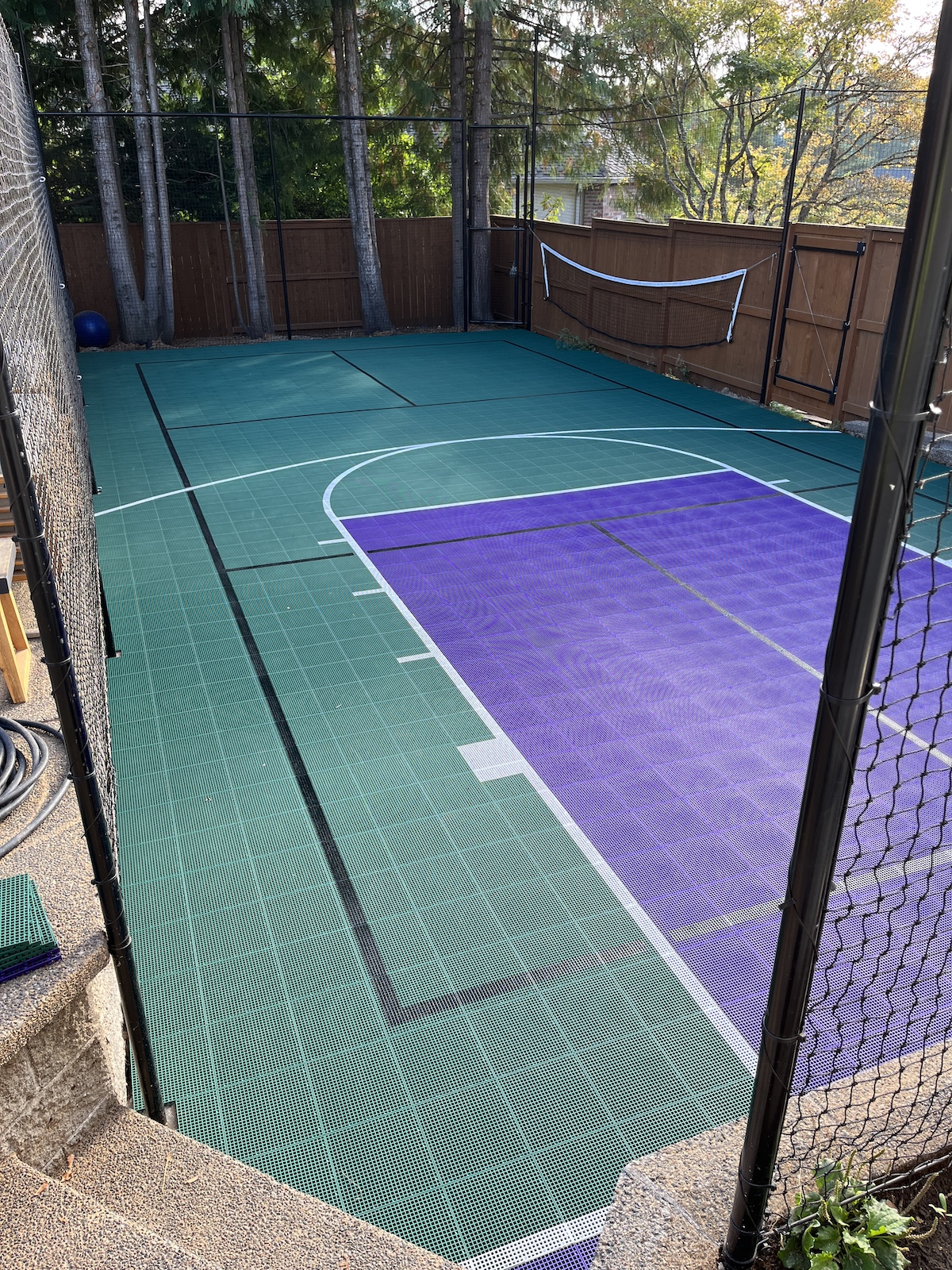 Volleyball court design - sport court of oregon 1a