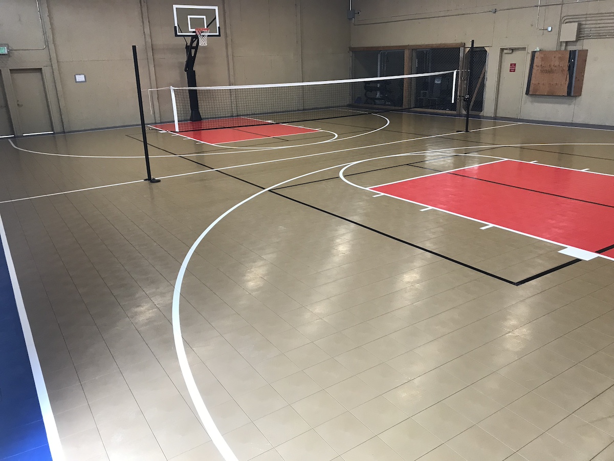 indoor volleyball court - sport court of oregon 1c