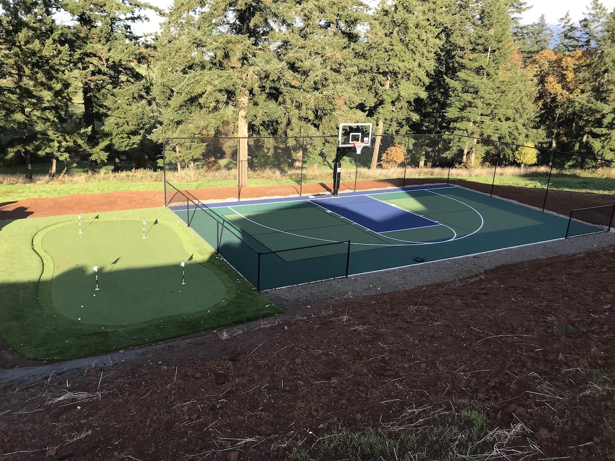 Sport Court of Oregon Outdoor Basketball Court Oregon Basketball Eugene Oregon