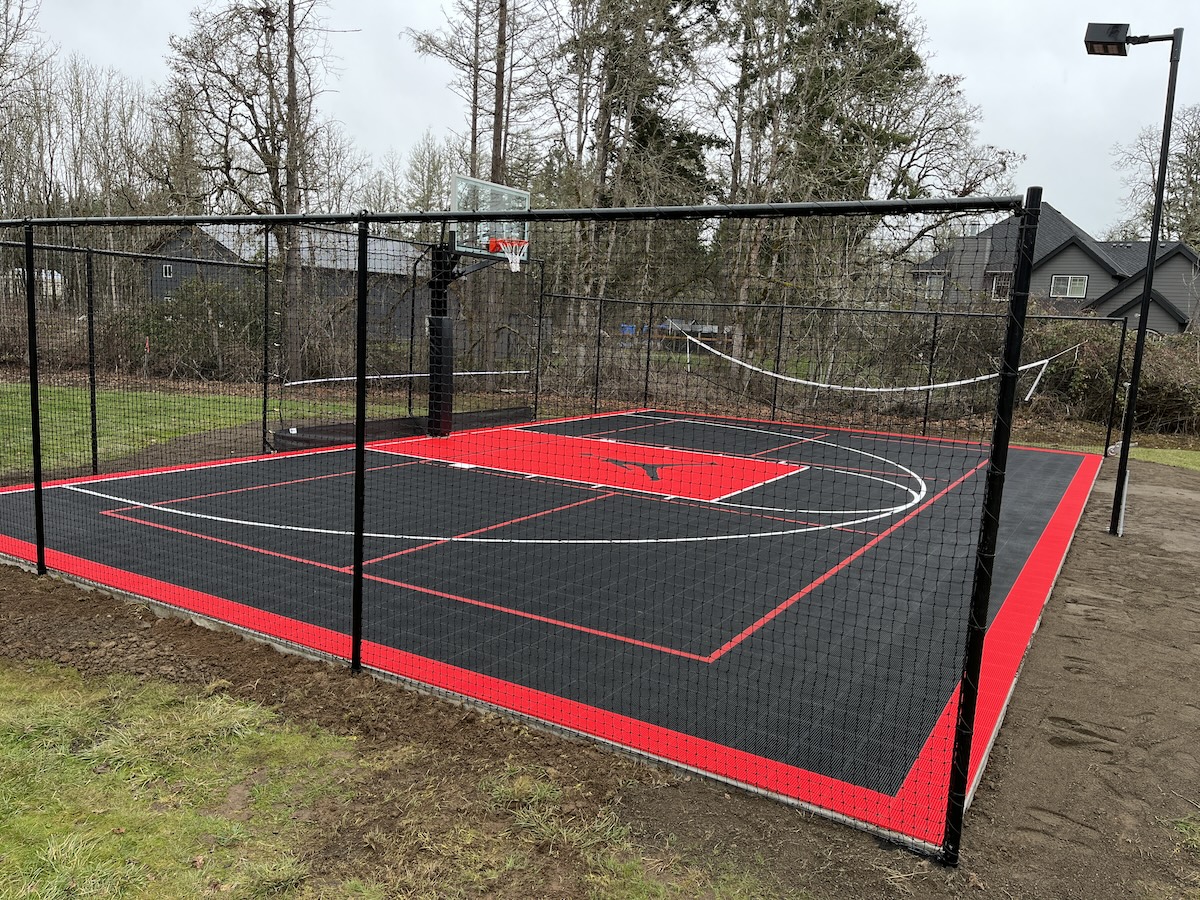 Sport Court of Oregon Outdoor Basketball Court Outdoor Court Bend oregon