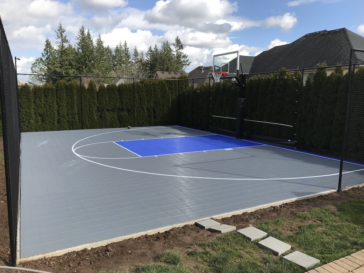 Sport Court of Oregon Outdoor Court Half Court Basketball Court Corvallis Oregon