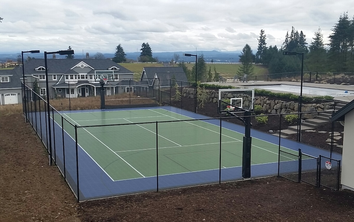 Sport Court of Oregon Outdoor Tennis Court Bend Oregon