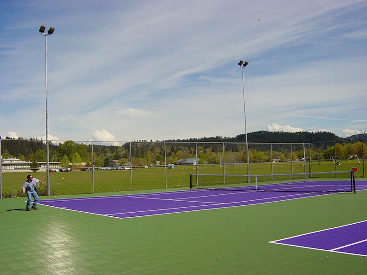 Sport Court of Oregon Outdoor Tennis Court Portland Oregon